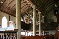kirche_eisbergen06a Innenansicht der Dorfkirche in Eisbergen. Die erste Orgel stammt aus dem Jahre 1661